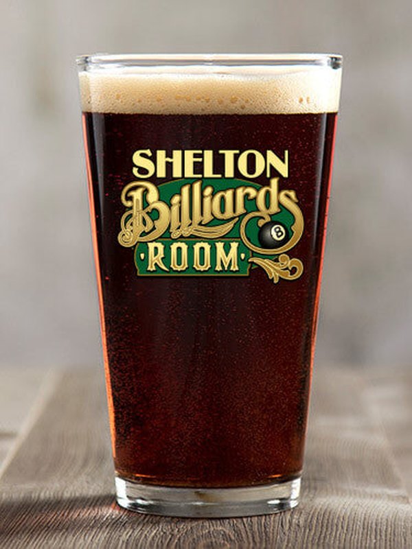 Billiards Room : Pint Glasses - Color Printed