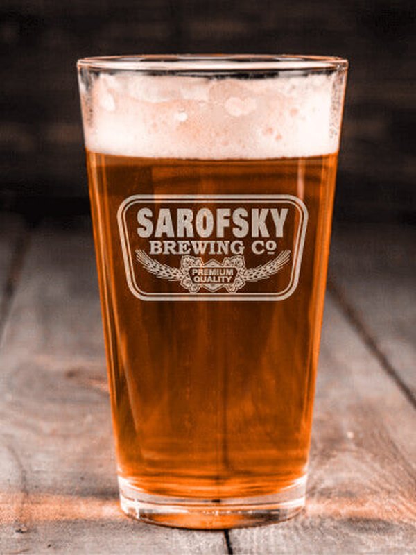 Brewing Company : Pint Glasses - Engraved