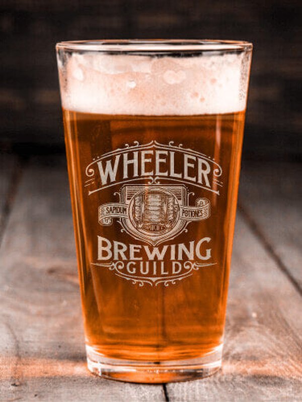 Brewing Guild : Pint Glasses - Engraved