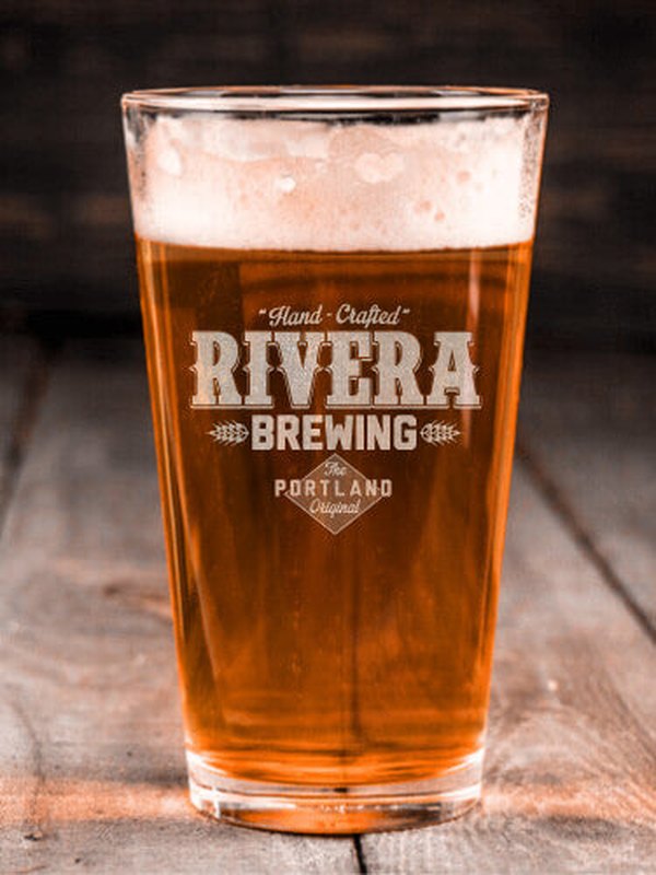 Brewing : Pint Glasses - Engraved