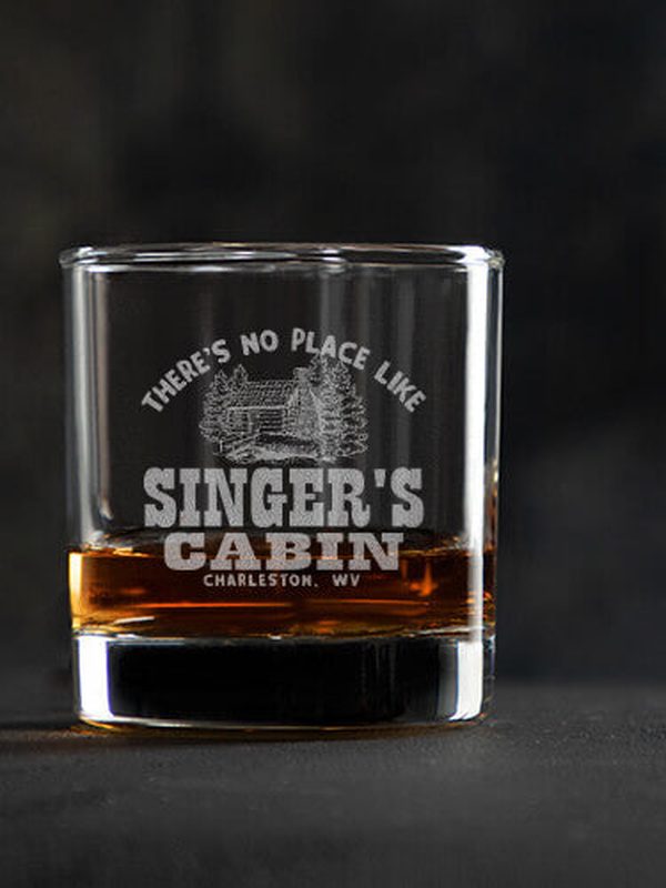 Cabin : Rocks Glasses - Engraved