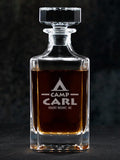 Camp : Whiskey Decanter - Engraved