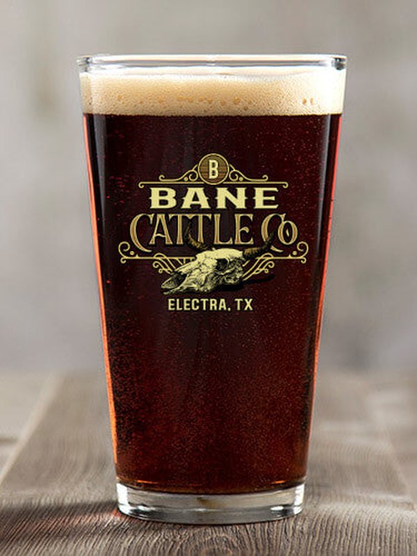 Cattle Company : Pint Glasses - Color Printed