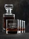 Cattle Ranch : Decanter Rocks Glass Gift Sets - Engraved