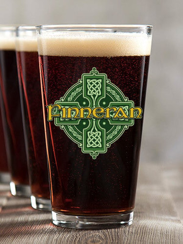 Celtic Cross : Pint Glasses - Color Printed