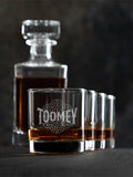 Celtic Heritage : Decanter Rocks Glass Gift Sets - Engraved