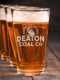 Christmas Coal Company : Pint Glasses - Engraved