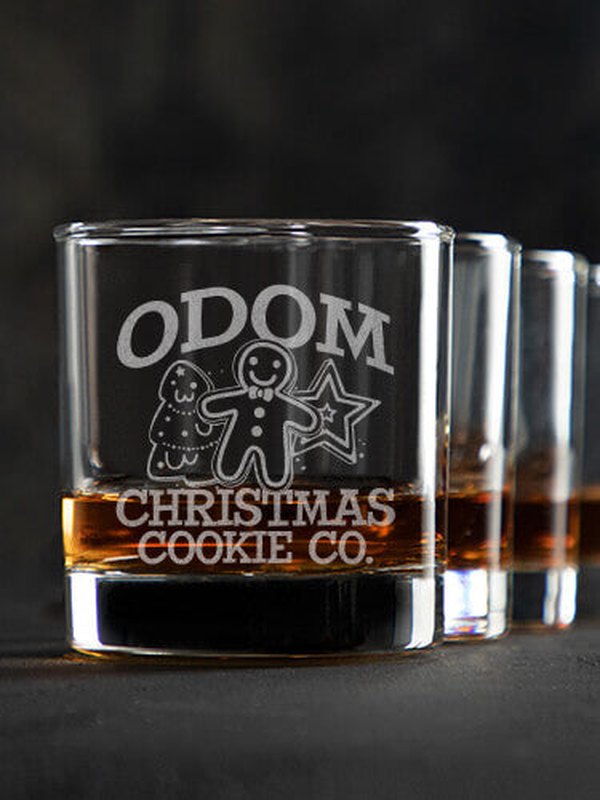 Christmas Cookie Company : Rocks Glasses - Engraved