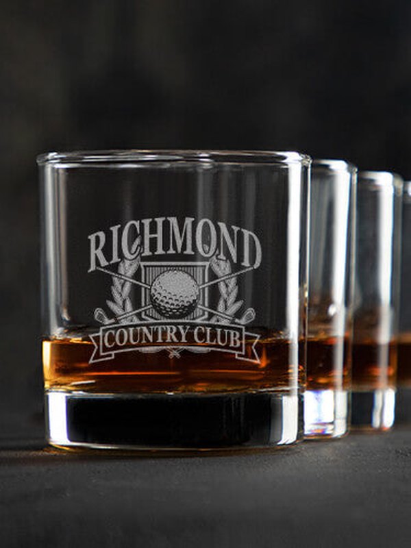 Classic Country Club : Rocks Glasses - Engraved