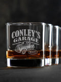 Classic Garage : Rocks Glasses - Engraved