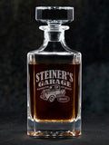 Classic Garage : Whiskey Decanter - Engraved