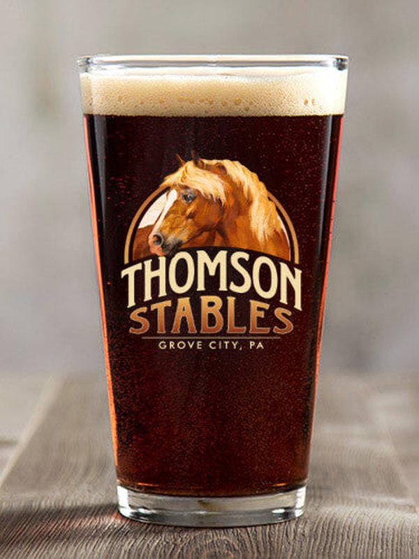 Classic Stables : Pint Glasses - Color Printed
