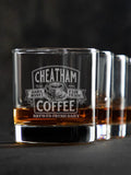 Coffee : Rocks Glasses - Engraved