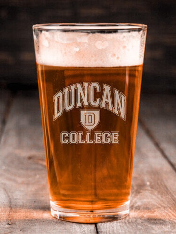 College : Pint Glasses - Engraved