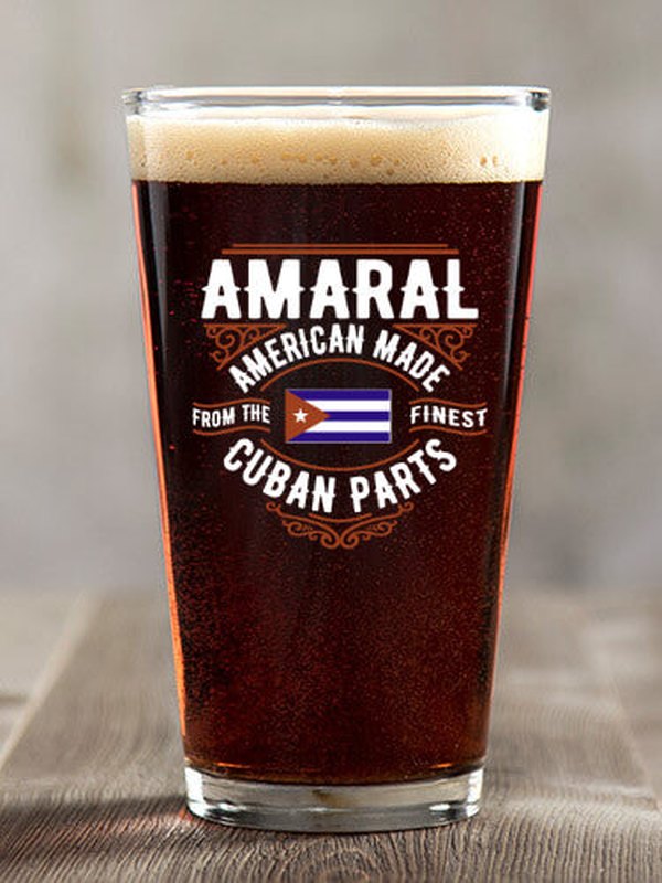 Cuban Parts : Pint Glasses - Color Printed