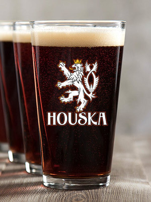 Czech Lion : Pint Glasses - Color Printed