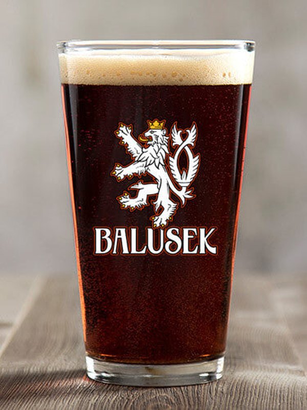 Czech Lion : Pint Glasses - Color Printed