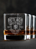 Czech Parts : Rocks Glasses - Engraved