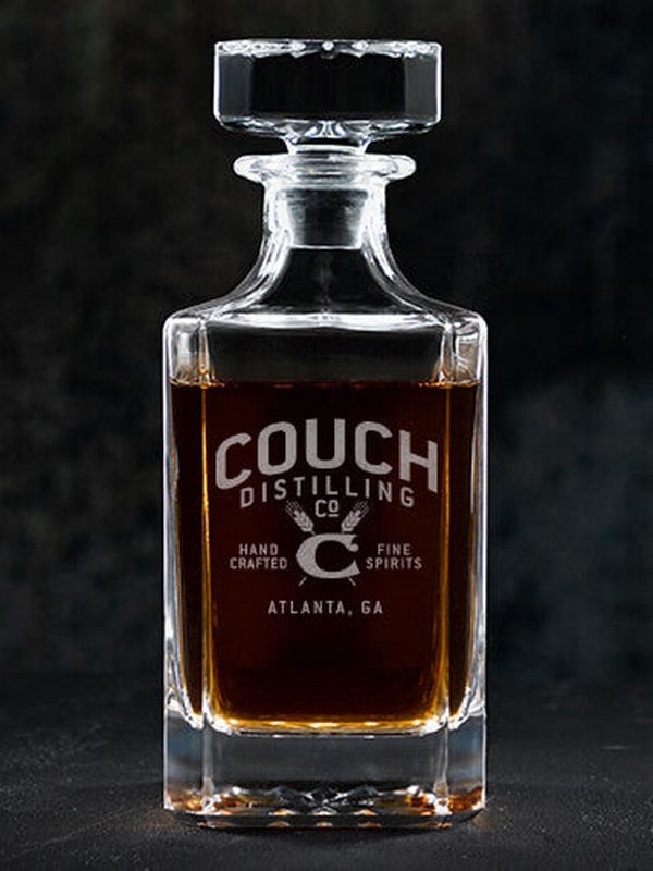 Distilling Company : Whiskey Decanter - Engraved