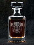 Eagle Monogram : Whiskey Decanter - Engraved