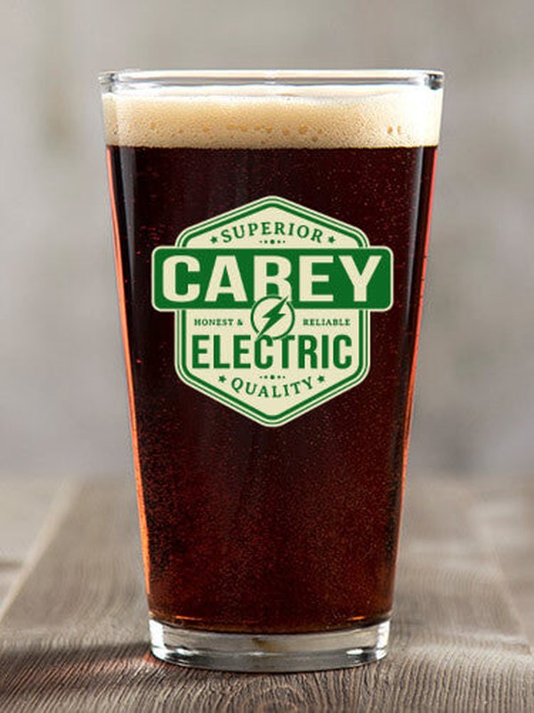 Electric : Pint Glasses - Color Printed