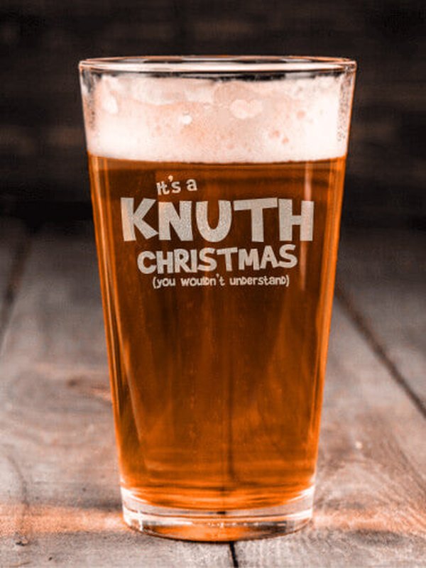 Family Christmas Thing : Pint Glasses - Engraved