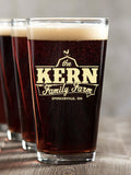 Family Farm : Pint Glasses - Color Printed