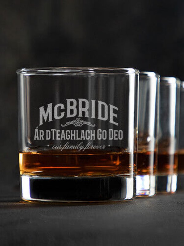 Family Forever : Rocks Glasses - Engraved