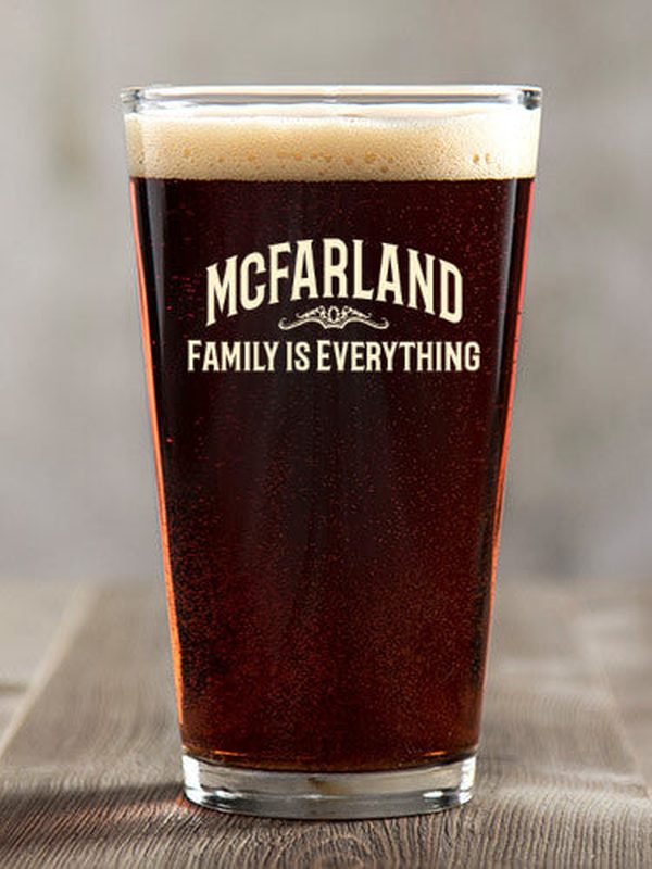 Family : Pint Glasses - Color Printed