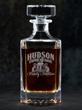 Farming Family Tradition : Whiskey Decanter - Engraved