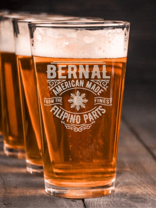 Filipino Parts : Pint Glasses - Engraved