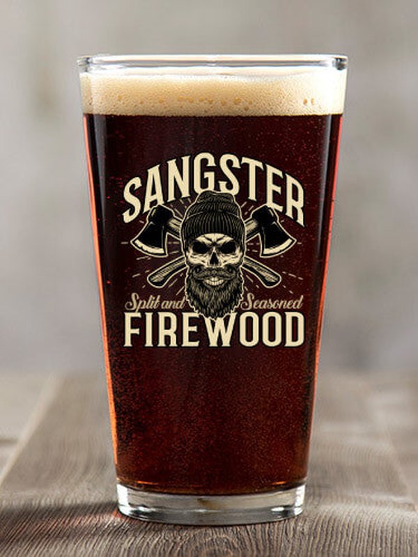 Firewood : Pint Glasses - Color Printed