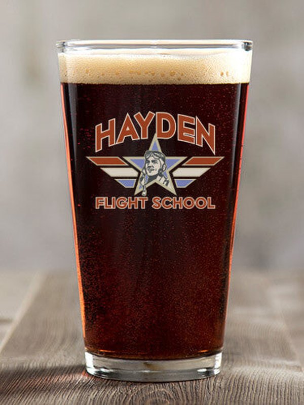 Flight School : Pint Glasses - Color Printed
