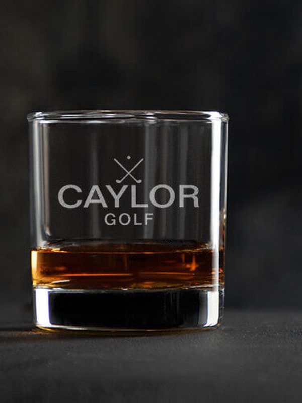 Golf : Rocks Glasses - Engraved