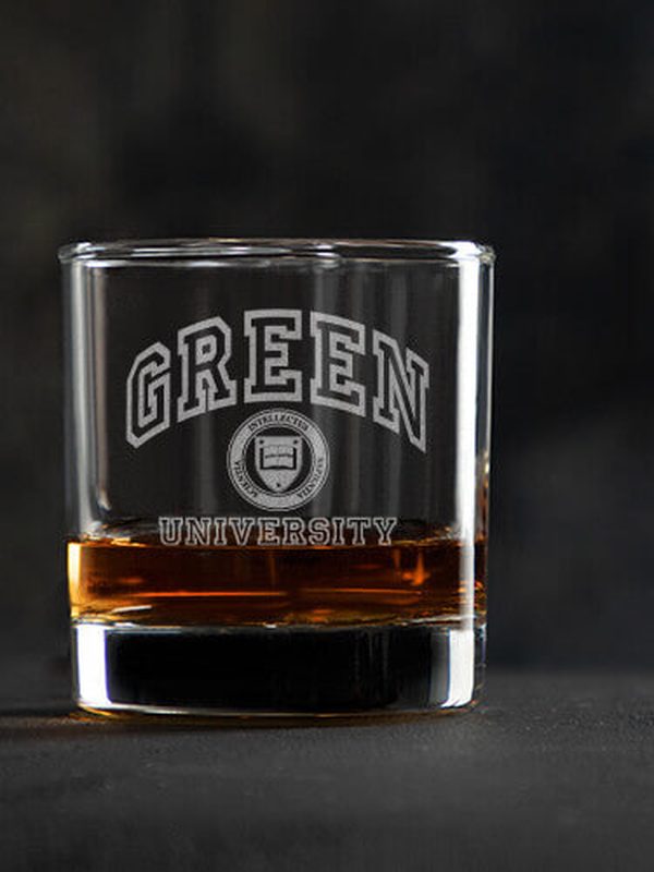 University : Rocks Glasses - Engraved