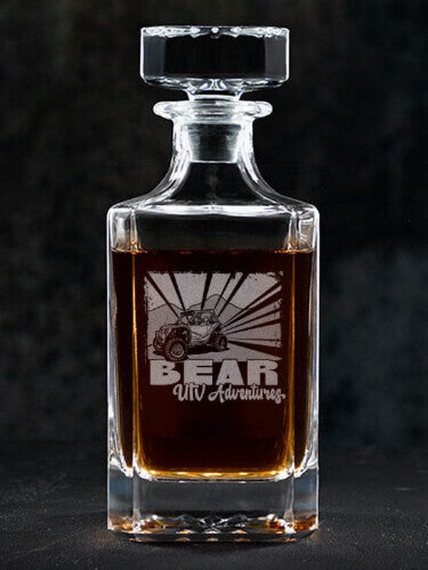 UTV Adventures : Whiskey Decanter - Engraved