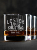 We Tried : Rocks Glasses - Engraved