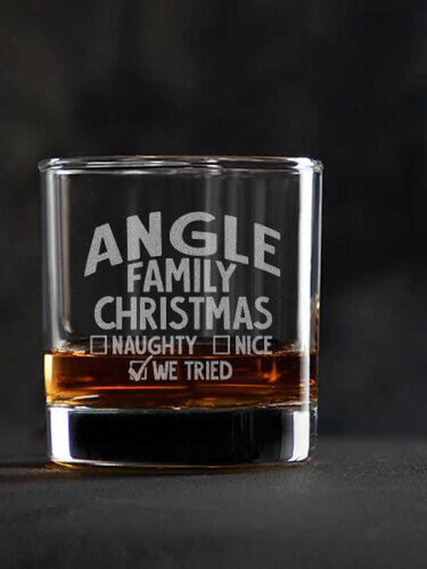 We Tried : Rocks Glasses - Engraved
