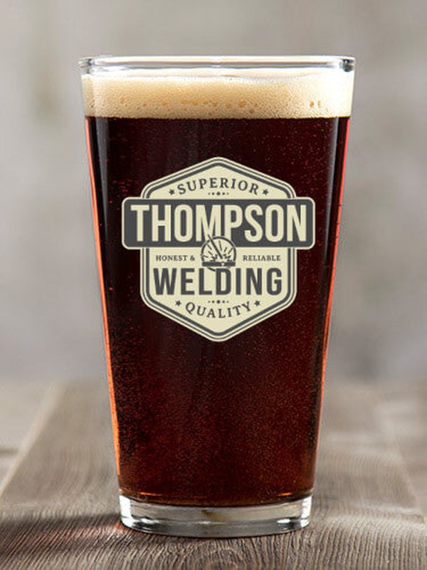 Welding : Pint Glasses - Color Printed