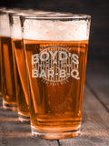 Wild Game Few Have Died BBQ : Pint Glasses - Engraved