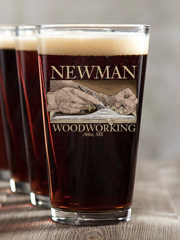 Woodworking : Pint Glasses - Color Printed