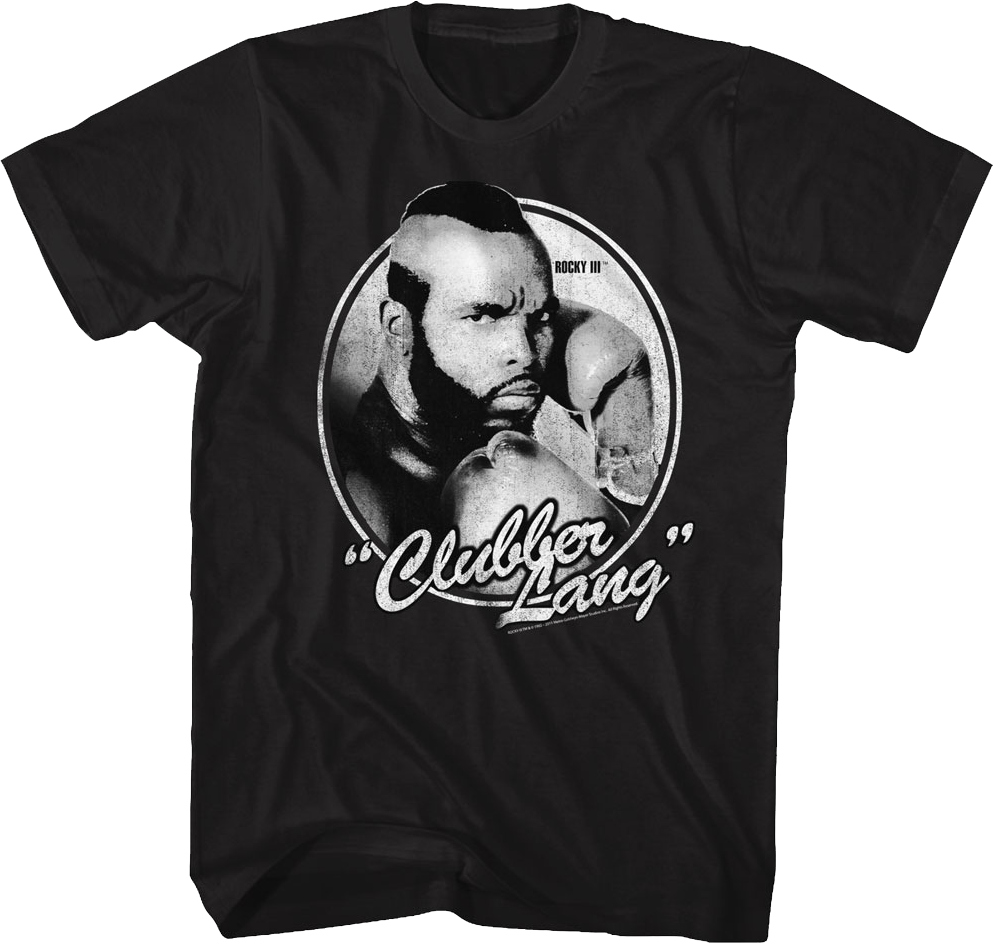 Clubber Lang Retro Circle Rocky T-Shirt product image 1