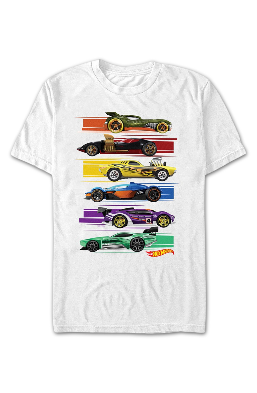 Colorful Cars Hot Wheels T-Shirt product image 2