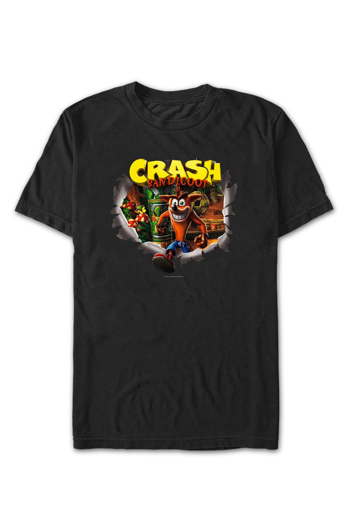 Crashing Through Crash Bandicoot T-Shirt product image 2