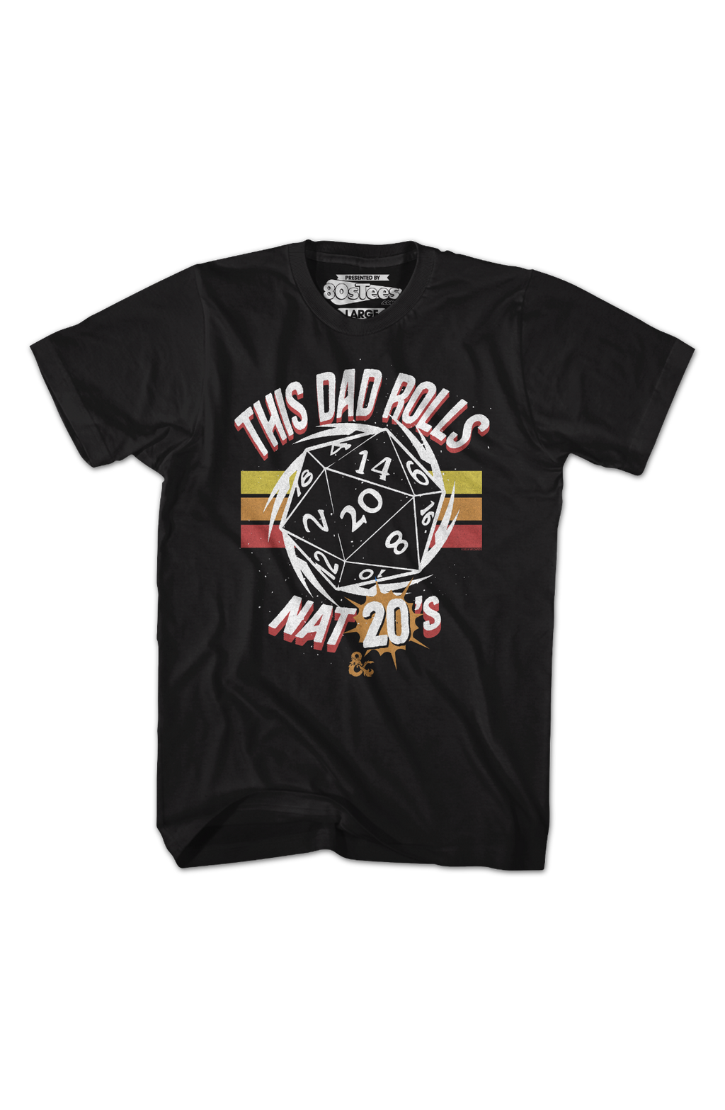 This Dad Rolls Nat 20's Dungeons & Dragons T-Shirt product image 2