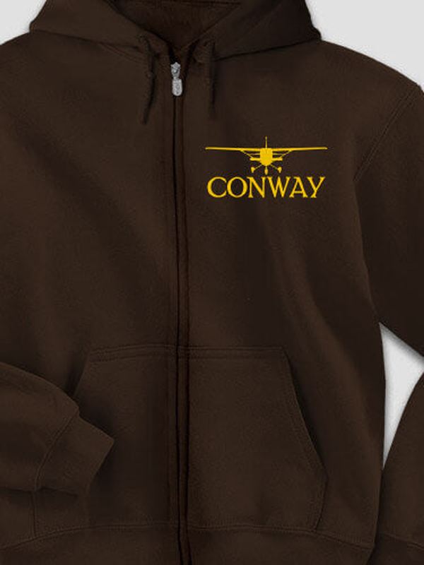 Airplane : Embroidered Zip Hoodies product image 2