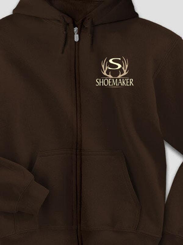 Antler Monogram : Embroidered Zip Hoodies product image 1