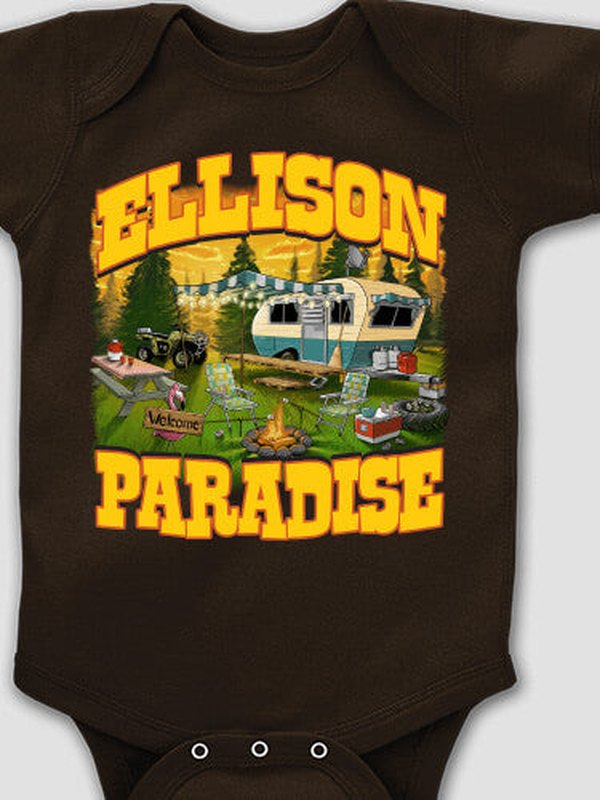 Camper's Paradise : Printed Baby Bodysuits