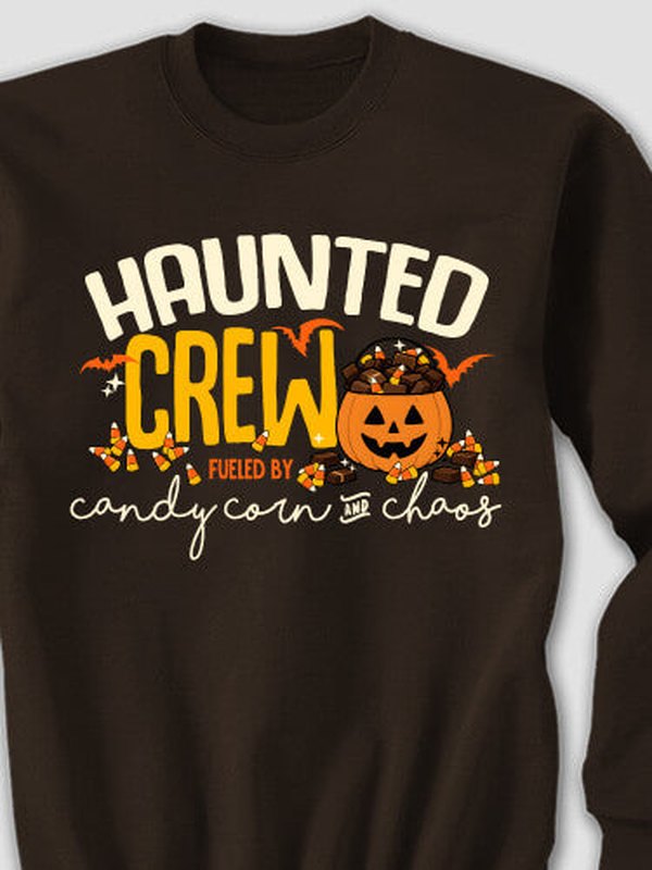 Candy Corn And Chaos : Printed Sweatshirts product image 2