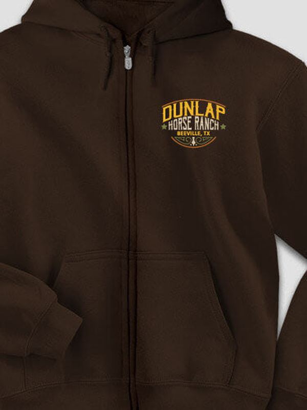 Classic Horse Ranch : Embroidered Zip Hoodies